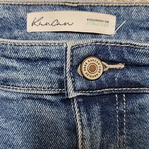 KanCan High Rise Ripped Cropped Jean - Picture 6 of 9